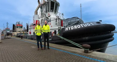 “Hydrotug 1 is the world's first hydrogen-powered tugboat”